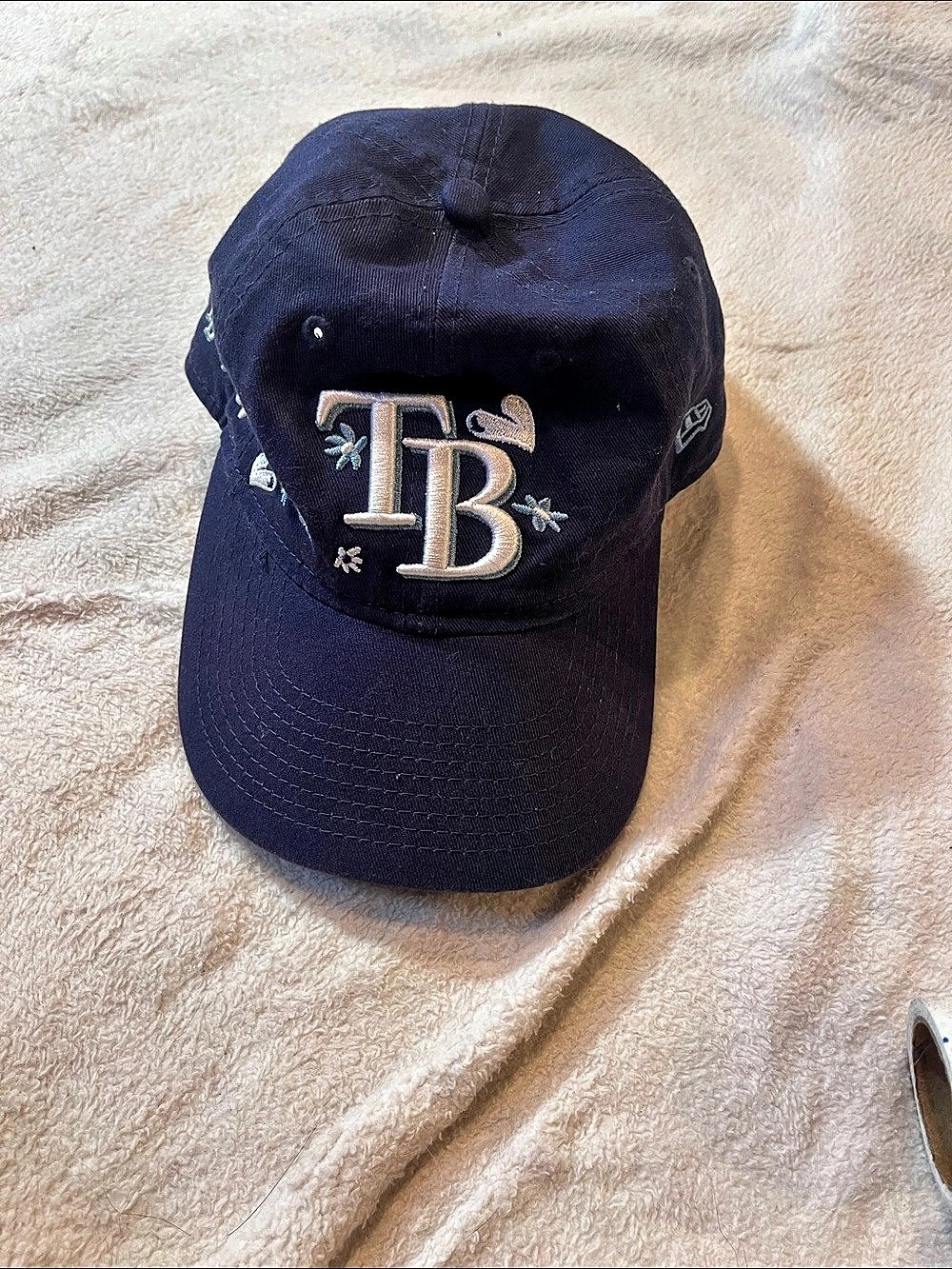 New Era Tampa Bay Rays Baseball Hearts 9FORTY A-Frame Snapback Blue youth